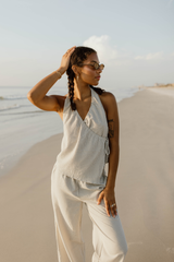 Off the Coast Halter Top
