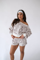 Woodland Camo Fleece Shorts