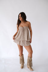 Sand Dune Babydoll Top