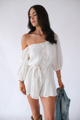 Sun Spell Cotton Romper