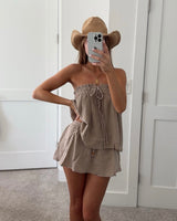 Sand Dune Babydoll Top